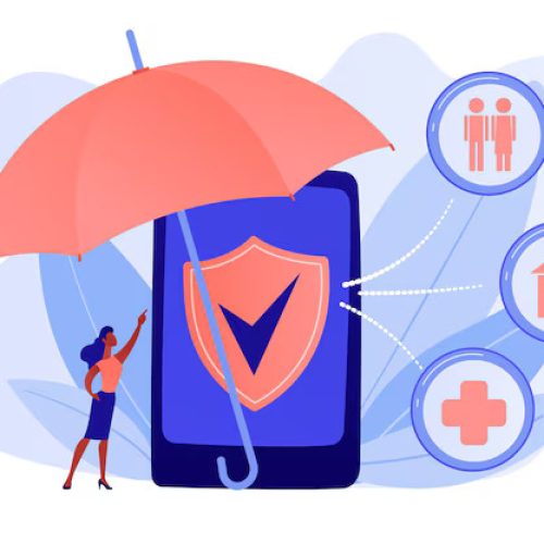 customer-getting-insurance-coverage-protection-using-smartphone-demand-insurance-online-policy-personalized-isurance-service-concept-pinkish-coral-bluevector-isolated-illustration_335657-1337